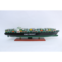 Modèle de bateau de style nautique Evergreenn, artisanat en bois, décoration de meubles avec peinture artistique, cadeau