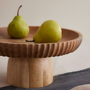 Support à gâteau en bois de haute qualité avec plateau de service en marbre Décor à la maison élégant et économique pour desserts et événements Outils de gâteau - Product Image 2