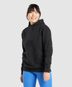 High Quality Quick Dry Women's Fleece Solid Streetwear Hoodie Breathable Customizable Front Made Pakistan Hot Selling Winter - Product Image 5