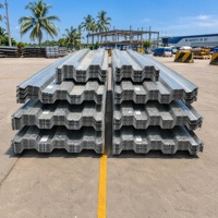 Plancher en acier |   Dalle de plancher en acier composite |   Panneau léger à haute résistance pour la construction de bâtiments résidentiels en structure d'acier