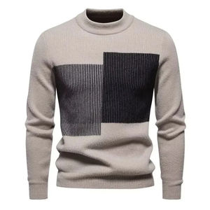 Matériau durable sur mesure pour hommes Pull à argyle à manches longues Vente à chaud Pull à argyle respirant avec de nouveaux designs - Product Image 1