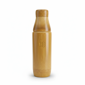 Natural Bamboo <b>Water</b> <b>Bottle</b> Handmade Eco Friendly Reusable Drink <b>Bottle</b> Durable Daily Use <b>Bulk</b> Supplier Factory Exporter - Product Image 1