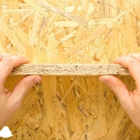 Tableros de Fibra Orientada (OSB3) de 9mm, 11mm y 18mm, con Acabado Fenólico, Impermeables, Ecológicos, Estructura de 3 Capas, para Uso en Interiores, Hoteles, Modernos