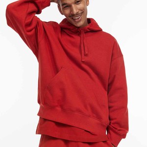 Custom Men Oversize Hoodie 360GSM-450GSM Fleece Hoodie Custom 100% Cotton <b>Sweatshirt</b> High Quality <b>Plain</b> <b>Sweatshirts</b> - Product Image 3