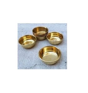 Bol en bronze écologique, artisanat en métal de haute qualité, fait à la main, pour la maison, la cuisine, la table, design élégant et moderne pour les aliments, les nouilles - Product Image 4