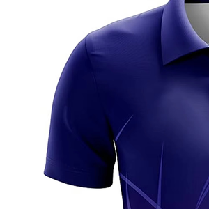 Polo d'été pour homme grande taille en coton tricoté, décontracté, à col revers, couleur unie, boutonné, respirant, imprimé à carreaux - Product Image 4