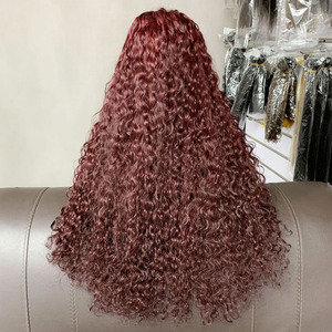 Créez une impression puissante et mémorable, des perruques naturelles en cheveux humains de luxe 5x5 de 26 pouces, spectaculaires, en couleur 99j. - Product Image 3