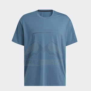 เสื้อยืดคอกลมสำหรับผู้ชายเสื้อผ้าแนวสตรีทผ้าโพลีเอสเตอร์พิมพ์ลาย - Product Image 4