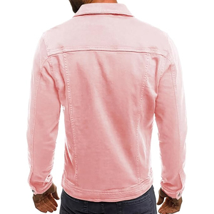 Chaqueta vaquera vintage de gran tamaño para hombre, abrigo vaquero azul personalizado, ropa de calle, chaqueta vaquera de moda, proveedores al por mayor - Product Image 6