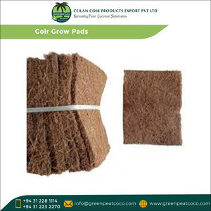 2024 produits écologiques les plus vendus 100% noix de coco naturelle et coussinets de culture en latex à un côté pour la culture de petites plantes - Product Image 2