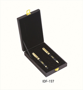 ปากกาโรลเลอร์บอลทำจากโลหะหรูหราไม่เหมือนใครปากกาเขียนลื่นสีดำพร้อมหมึกสีน้ำเงินของขวัญที่ดีที่สุดปากกาลูกลื่นบรรจุกล่อง - Product Image 4