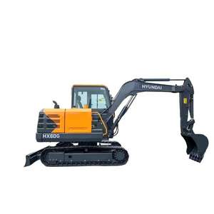 รถขุด Hx60G ฮุนไดขุดพร้อมเครื่องยนต์ที่แข็งแกร่งและประสิทธิภาพที่เชื่อถือได้ - Product Image 1