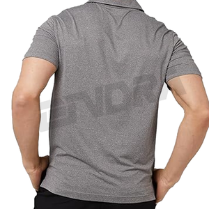 Nouveau polo de marque privée à la mode pour hommes à manches courtes sans marque design personnalisé haut de polo décontracté tissu doux vêtements d'été - Product Image 4