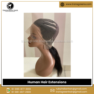 100% personnalisation de qualité de cheveux vierges bruts non transformés possible meilleure vente extension de cheveux humains HD pleine perruque à lacet cuticule alignée - Product Image 6