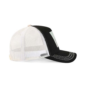 Nouveauté Casquette de camionneur en maille avec logo personnalisé Casquette de baseball en mousse vierge Casquette de camionneur en maille éponge - Product Image 4