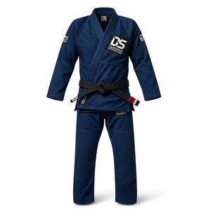Conjunto de trajes de artes marciales de poliéster y algodón de calidad superior al por mayor, corte europeo y japonés para entrenamiento de Karate y BJJ - Product Image 1