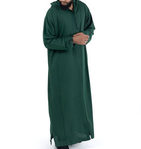 Thobe à capuche/Thawb hommes dernière conception Thobe sur mesure hommes Jubbah élégant vêtements musulmans Thobes arabe Daffah de haute qualité - Product Image 3