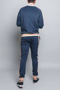 ชุดกีฬาผ้าฝ้ายโพลีเอสเตอร์ผ้าฟลีซของผู้ชาย2 in 1ชุดกีฬาผ้าคอตตอนผ้าโพลีเอสเตอร์สีพื้นดีไซน์ใหม่ล่าสุด - Product Image 5