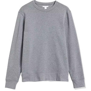 เสื้อสเวตเตอร์ผ้าฝ้าย100% ใส่ได้ทั้งชายและหญิงเสื้อสเวตเตอร์แบบสวมหัวคอกลมใส่โลโก้ออกแบบได้ตามต้องการดีไซน์เนอร์ผ้าว่างเปล่า - Product Image 4