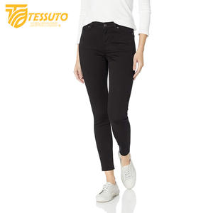 Pantalon cargo taille haute pour femme Jeans en denim taille haute élégants - Product Image 4
