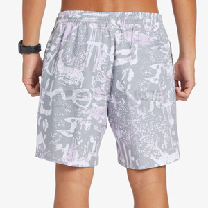 Pantalones cortos de playa informales con lavado ácido para hombre 2024, pantalones cortos de playa de verano con cintura elástica y bolsillos para hombre - Product Image 6