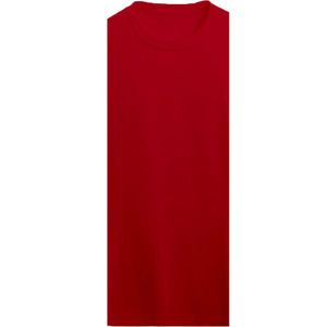 เสื้อยืดลำลองผู้ชายไซส์ใหญ่ สีแดง ปักโลโก้คุณภาพสูง ปรับแต่งได้ น้ำหนัก 220 กรัม ผ้าฝ้ายออร์แกนิค 100% - Product Image 3