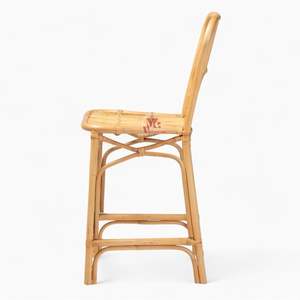 Wholesale Modern Wicker <b>Rattan</b> Bar Stool for Home or Commercial Kitchen and Dining Areas Best Seller of the Year - Product Image 3