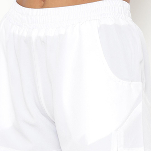 Short de sport taille haute pour femme Fashional Double couche avec logo Doublure de base Respirant Yoga & Running Short d'entraînement pour les filles - Product Image 6