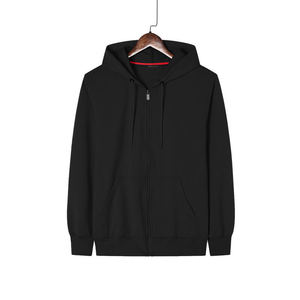 Veste d'entraînement à capuche avec fermeture éclair pour hommes, survêtement à manches longues par sublimation, technique de broderie pour l'hiver, vente en gros - Product Image 4