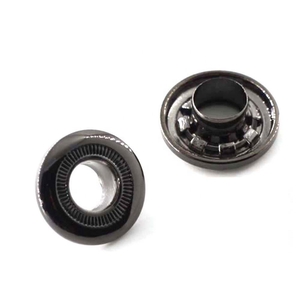 Nuevo Remache Metálico Negro de Moda Personalizado, Ojal Metálico, Botón Ojal para Ropa - Product Image 1