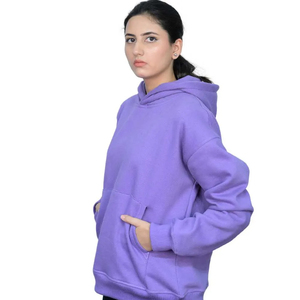 Design de mode femmes tissu éponge sweats à capuche manches longues col rond femmes décontracté automne pull vêtements - Product Image 3