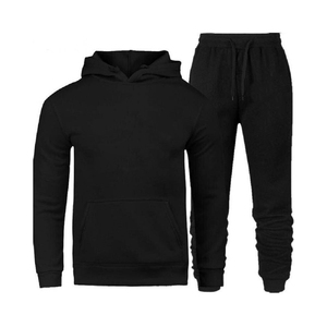 Mens Winter Hoodie Tracksuit <b>Set</b> Featuring Comfortable Pullover Hoodie Leopard Print Drawstring Closure <b>Matching</b> <b>Jogger</b> - Product Image 1