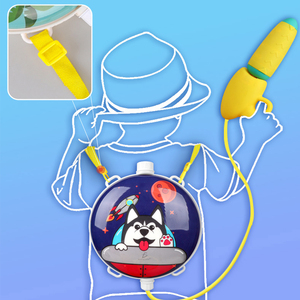 กระเป๋าเป้ปืนฉีดน้ำลายหมาป่าทรงกลม 600 มล. ดีไซน์โดดเด่นสำหรับความสนุกกลางแจ้ง - Product Image 3