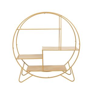 Support à gâteau élégant à 3 étages en métal doré, design durable et élégant pour les mariages, les fêtes et les présentations de desserts - Product Image 3