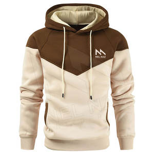 Street Style Custom Oversized Men Hoodies Blank Plain Bulk Invierno Hombres Sudadera Pullover Hoodies - Product Image 2