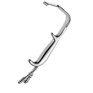 Tebbetts 18.5cm Guide lumineux écarteur isolé avec dents Instrument manuel de chirurgie plastique du sein - Product Image 5