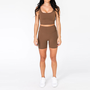 Technologie extensible dans les quatre sens avec taille haute confortable conçue pour le fitness sportif et la collection de shorts de yoga de style moderne - Product Image 1