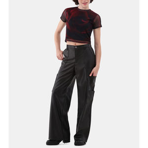 Casual Streetwear Cargo Pants with Pockets for <b>Women</b> Loose Straight Leg Comfortable <b>Trousers</b> - Product Image 4