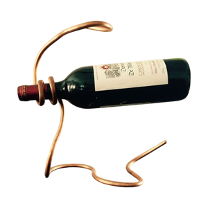 Modern <b>Rose</b> <b>Gold</b> Aluminum Vintage Eco-Friendly 3L Capacity Customizable Design Wine Bottle Holder Decorative Party Table <b>Top</b> - Product Image 1