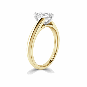 Anillo de Compromiso Solitario con Forma de Corazón para Mujer - Product Image 5