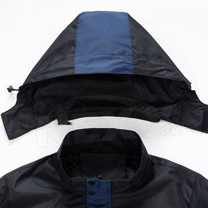 Chaqueta Cortavientos con Capucha para Hombre, Estilo Urbano, Diseño con Letras, Impermeable, Ecológica, de Nailon/Poliéster, Colores y Logotipo Personalizables - Product Image 4
