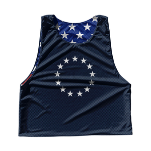 Uniforme de football américain Uniformes professionnels pour hommes Sublimation réversible Lacrosse Pinnies Lacrosse Uniformes Imprimé Lacrosse Jersey - Product Image 4
