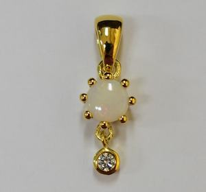 Colgante de Plata S925 con Baño de Oro de 14K, Diseño Delicado con Amatista Rosa Natural y Peridoto, Personalizable para Venta al por Menor, OEM, ODM desde Tailandia - Product Image 1