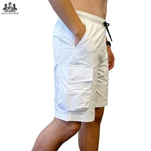 Pantalones Cortos Cargo para Hombre, Estilo Moderno, Hechos a Medida, 100% Algodón, Color Sólido, Transpirables, de Secado Rápido, con Botones, Precio Bajo - Product Image 4