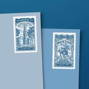 Timbres-poste éternels <span class=keywords><strong>de</strong></span> la Foire Mondiale des Timbres <span class=keywords><strong>de</strong></span> Boston, États-Unis, 2026, Timbres-poste américains, Timbres-poste pour courrier, Ensemble <span class=keywords><strong>de</strong></span> timbres-poste, Édition pour collectionneurs américains - Product Image 2