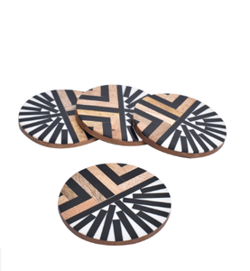 Sous-verres en bois d'acacia, planches de service pour boissons chaudes et froides, palette en bois d'acacia personnalisée - Product Image 1