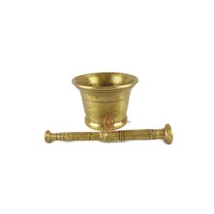 Mortero y Maja de latón de la mejor calidad y pieza única personalizada de alto precio con pieza de bajo precio y el mejor suministro de artículos pulidos - Product Image 4