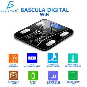 Báscula Digital Inteligente con Aplicación para Control de Peso y Carga USB, Capacidad de 180 kg, Mide la Composición Corporal, Grasa, Función de Salud ITO - Product Image 5