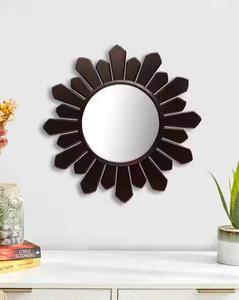 Stylish Golden Sunburst <b>Wall</b> <b>Mirror</b> Unique Decorative Accent for Living Room <b>Bedroom</b> Entryway with Radiant Modern Design - Product Image 4