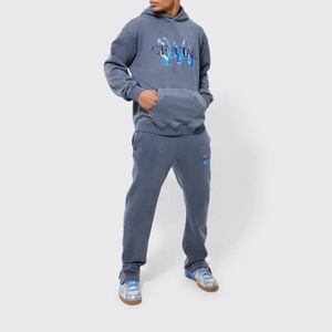 Pull à capuche personnalisé 100% coton pour hommes Saison d'hiver Survêtements sublimés Logo Design Plus Size Caractéristiques Nouvelle Collection - Product Image 1